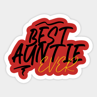 Best Auntie Ever Sticker